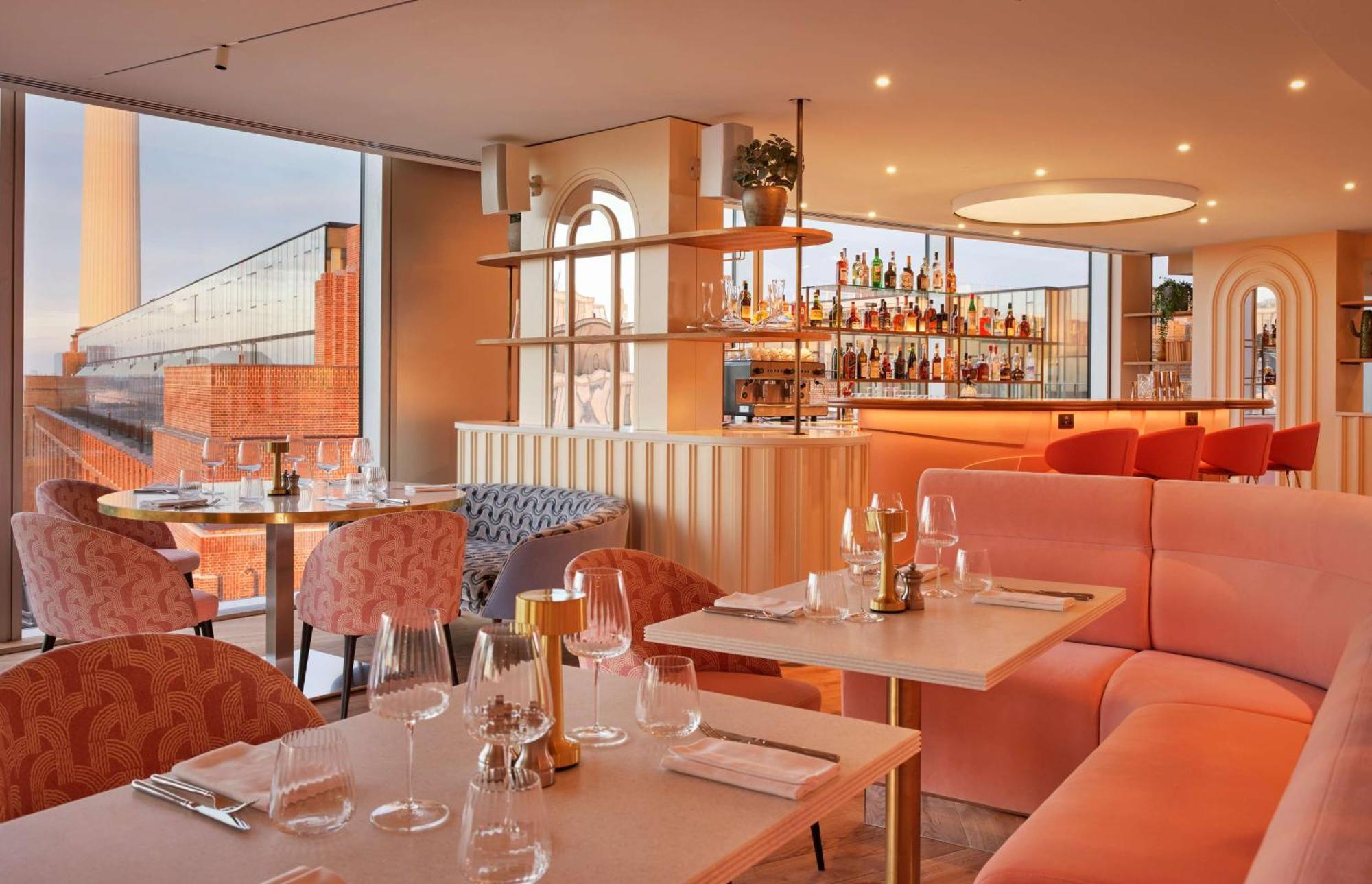 Art'Otel London Battersea Power Station, Powered By Radisson Hotels Exterior foto The interior of the restaurant